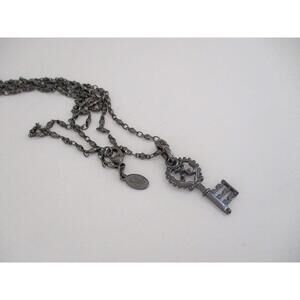 South Hill Glossly Bead 26" Necklace with Key Charm